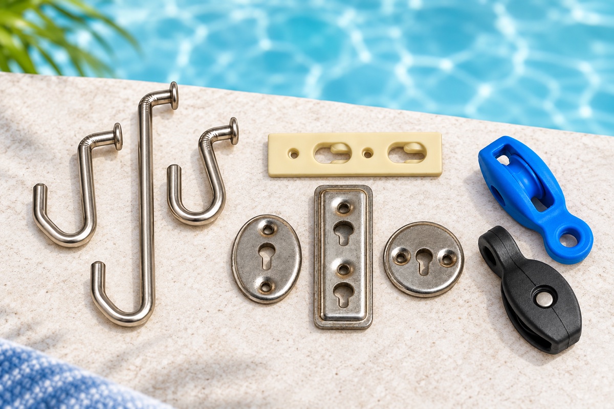 Pool accessories — studio artwork