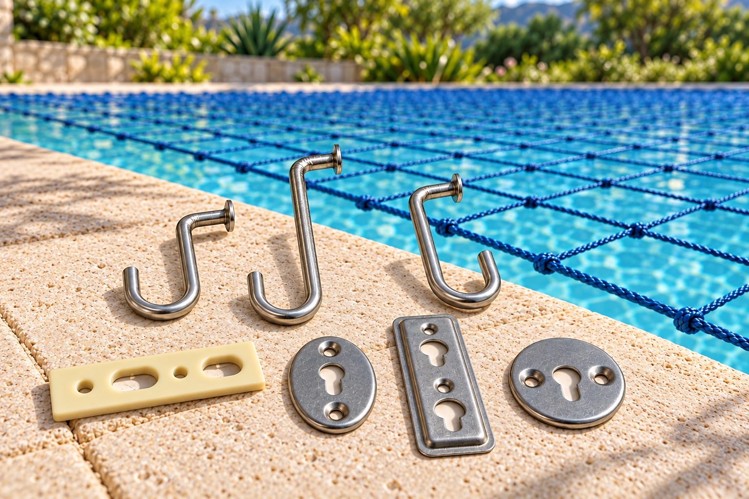 Pool accessories for installation requirements