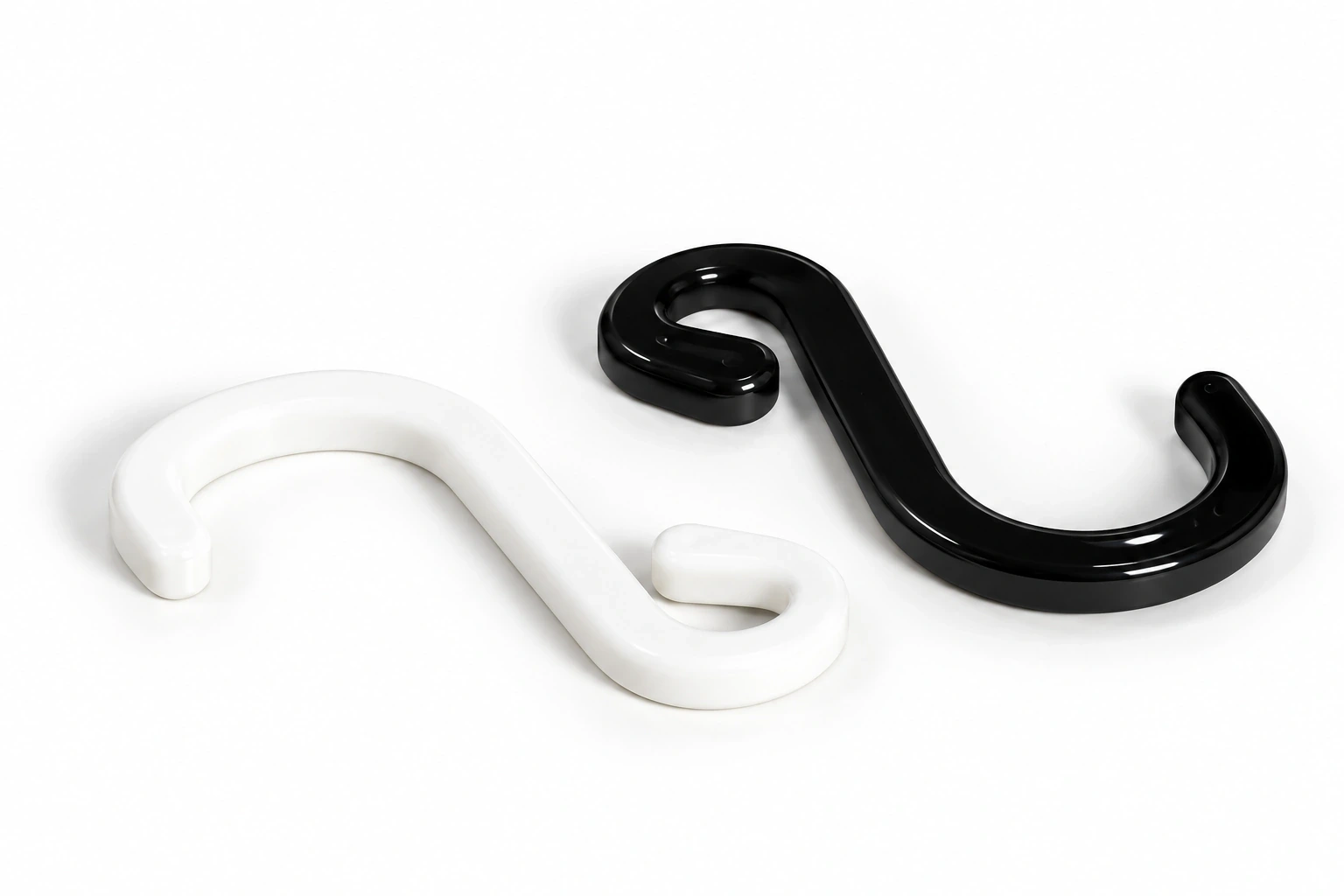 Plastic Merchandising Hooks