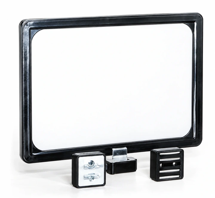 Magnetic Frame Clip in use, based on the Springlok catalogue