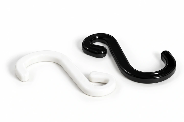 Plastic Merchandising Hooks