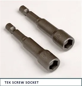 Original catalogue reference for Tek screw socket